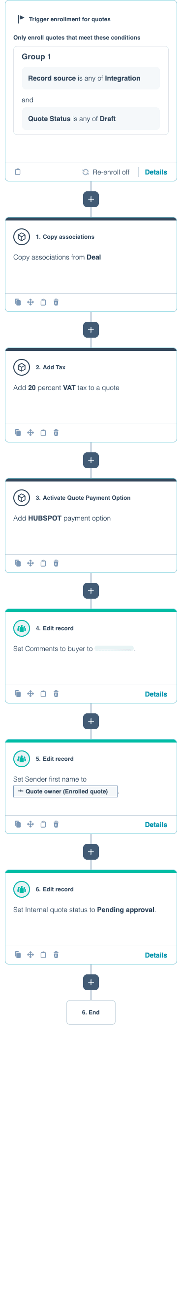 Sync Quote Properties